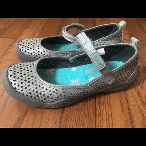 Maryjane silver(fits like a SIX medium women)